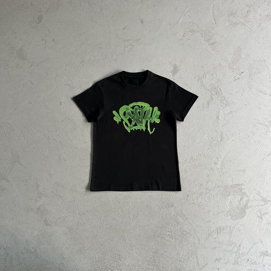 Syn Slime Tee - Black/Green