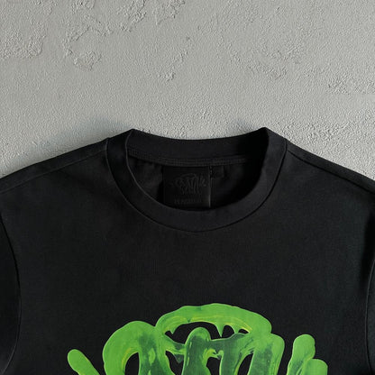 Syn Slime Tee - Black/Green