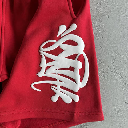 Syn Tee & Short Set - Red