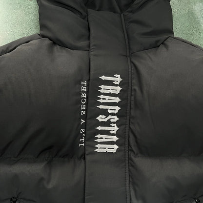 TS Decoded 2025 Hooded Puffer - Black Gradient