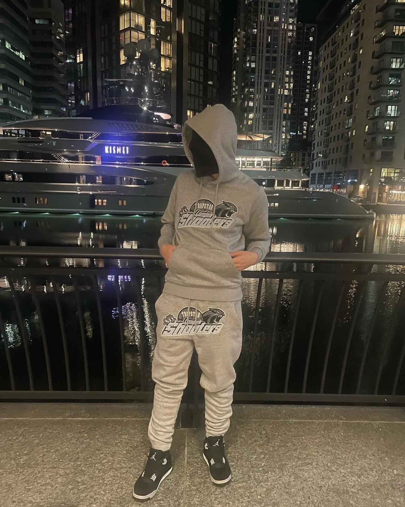 TS Shooter Tracksuit - Black/Grey