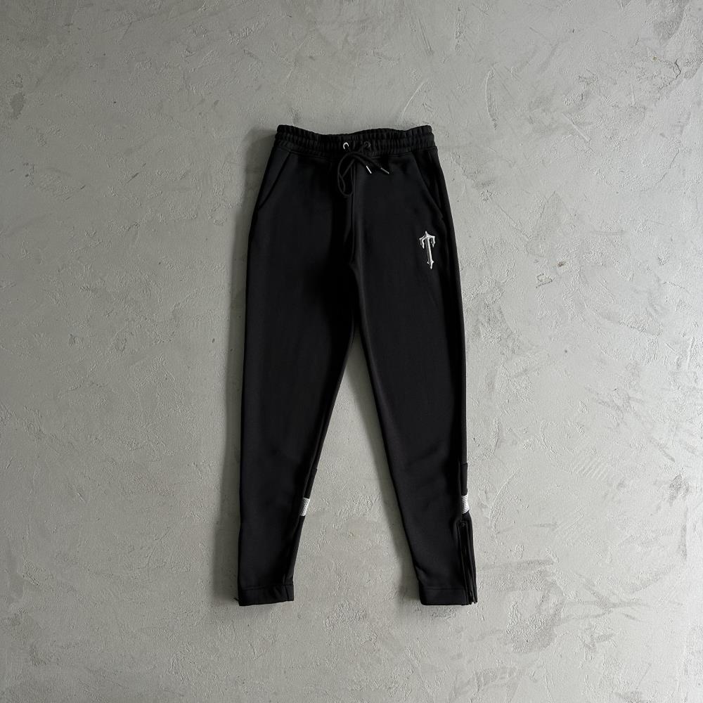 TS V Stripe Tracksuit - Black/Grey