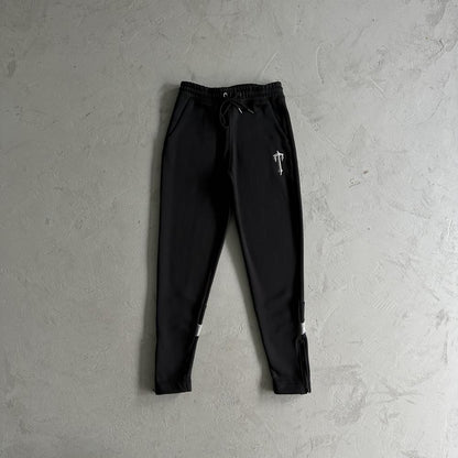 TS V Stripe Tracksuit - Black/Grey
