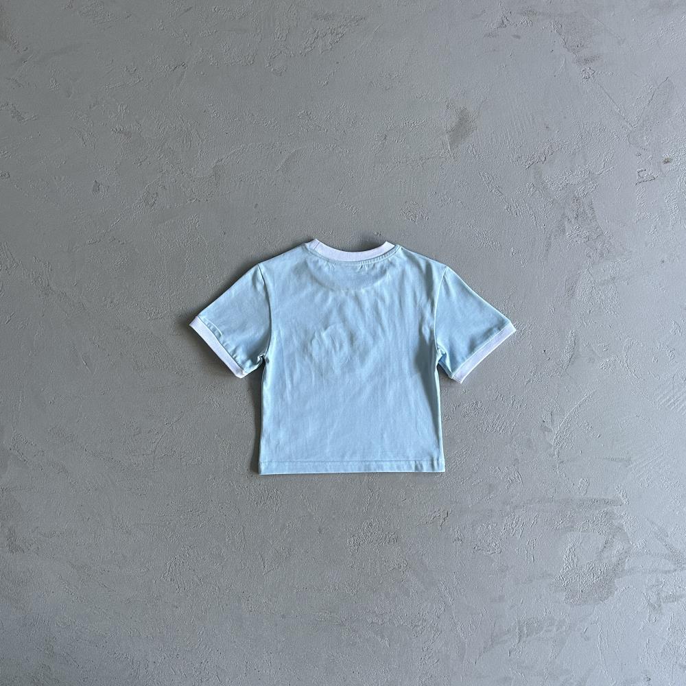 Women's Syn T-Shirt & Shorts Set - Baby Blue