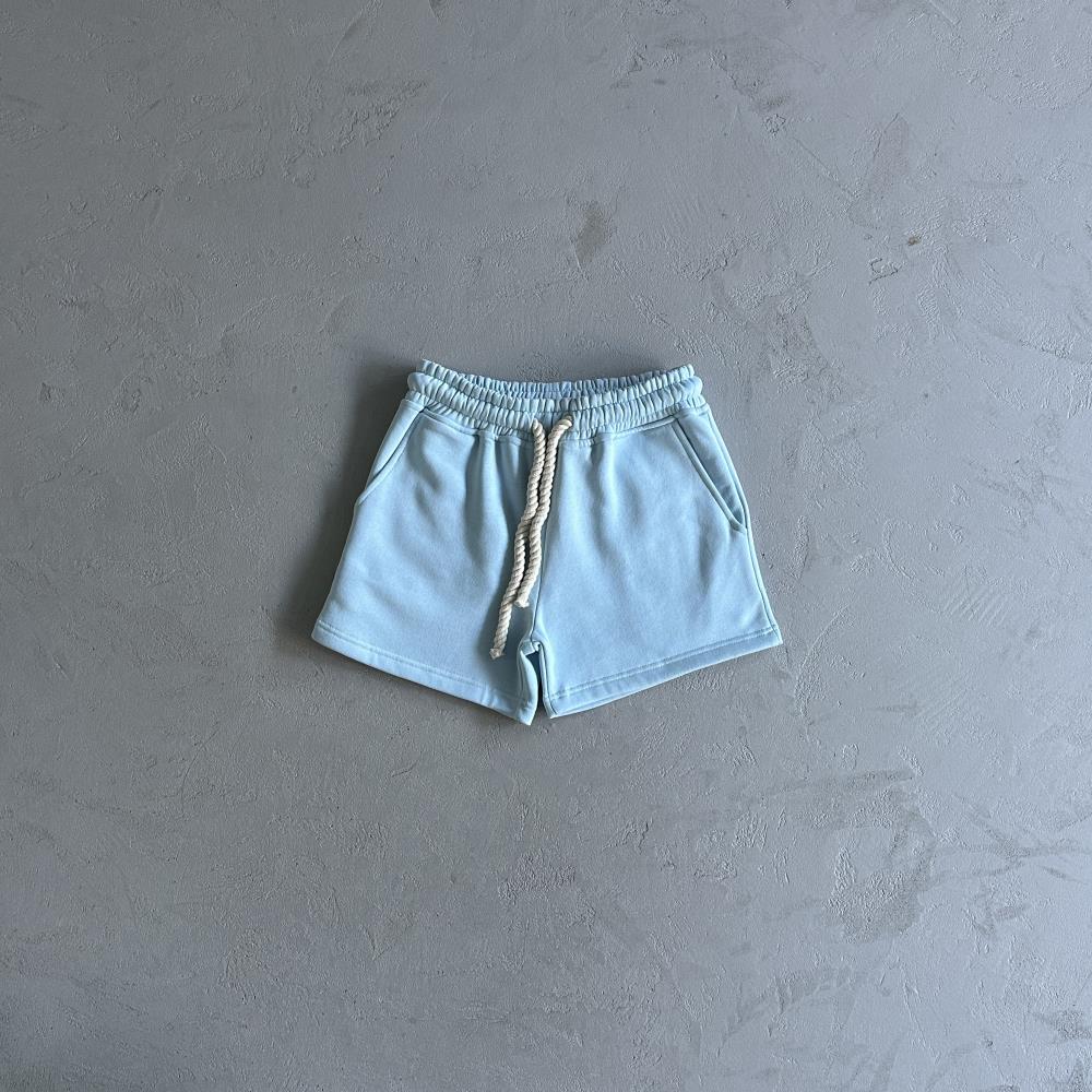 Women's Syn T-Shirt & Shorts Set - Baby Blue