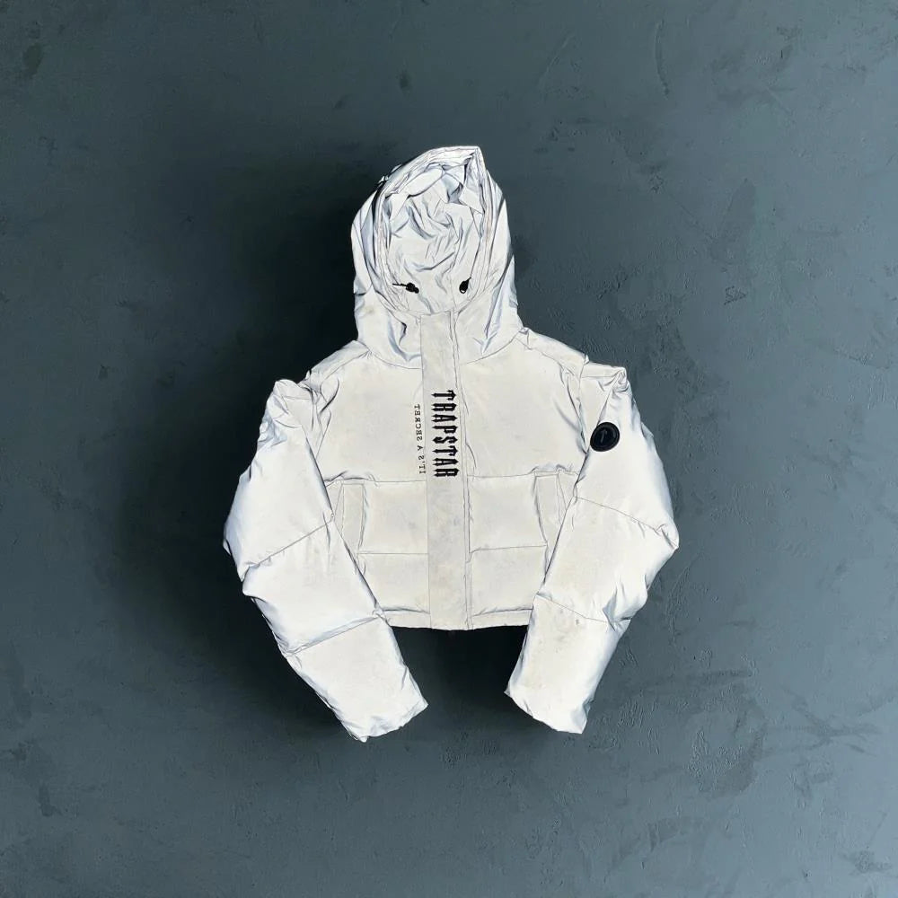TS Women's Decoded Reflective Puffer - Reflective White