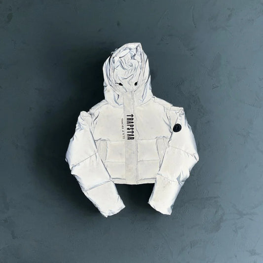 TS Women's Decoded Reflective Puffer - Reflective White