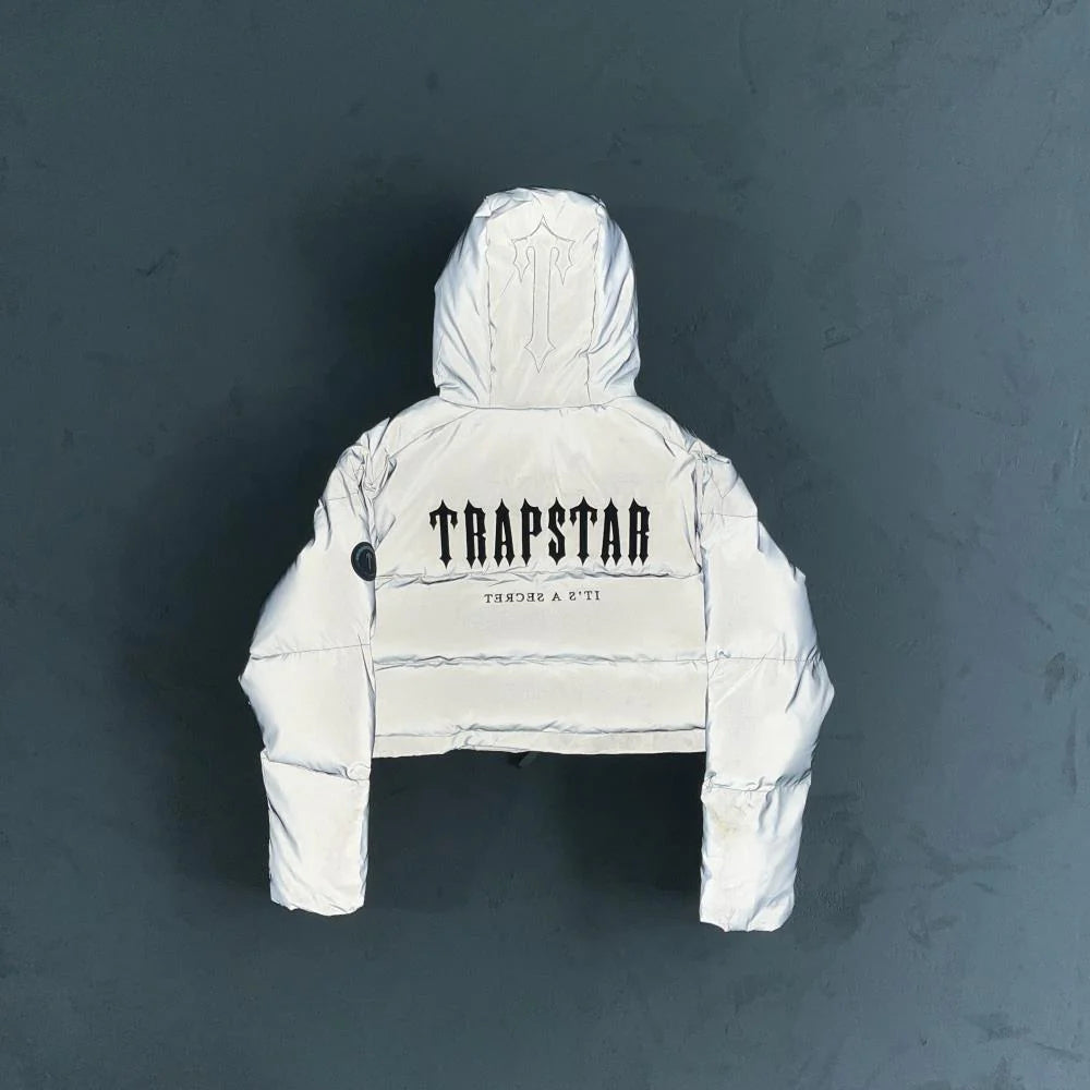TS Women's Decoded Reflective Puffer - Reflective White