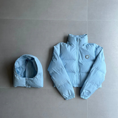 TS Women's Irongate Detachable Hooded Puffer - Baby Blue