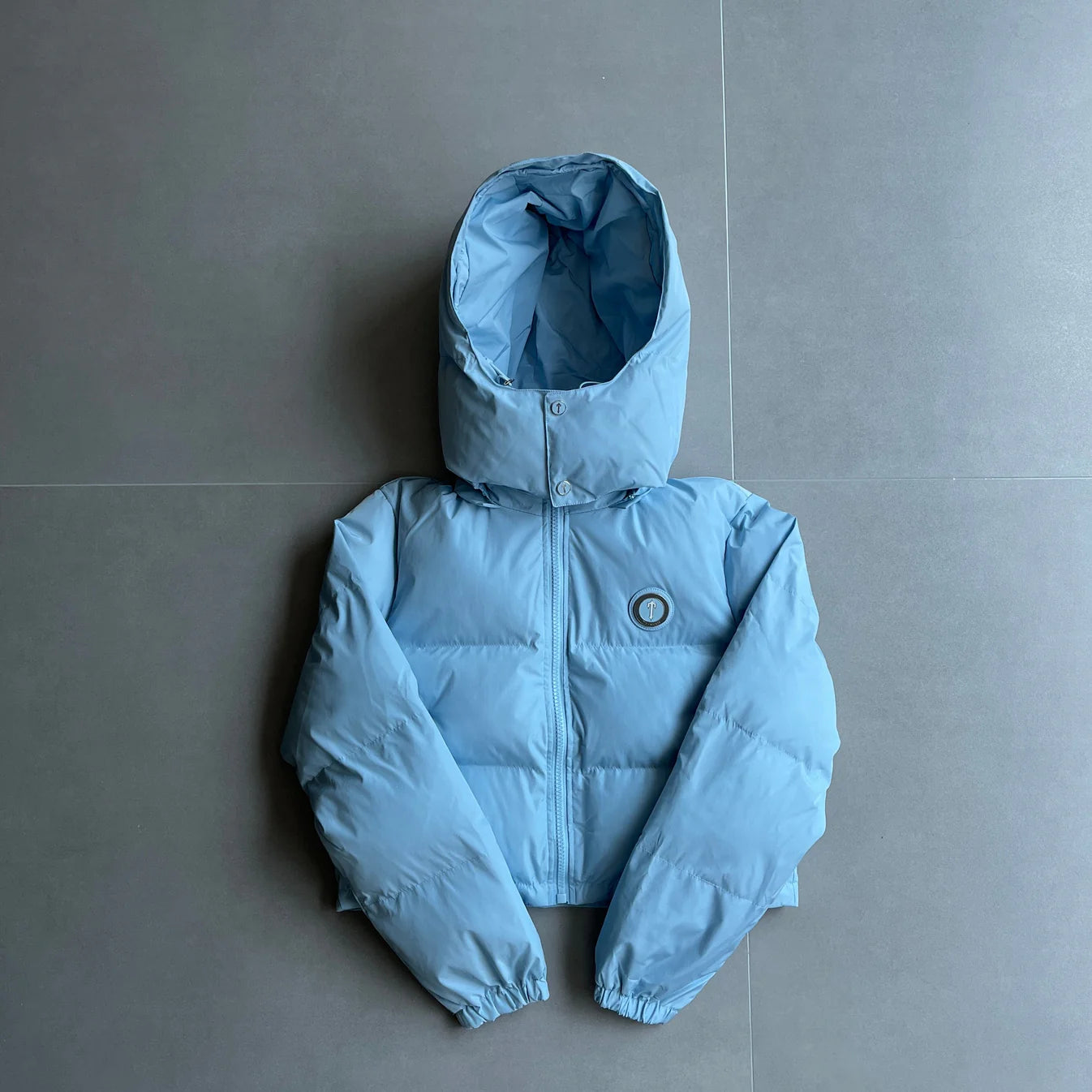 TS Women's Irongate Detachable Hooded Puffer - Baby Blue
