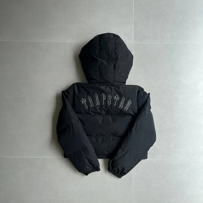 TS Women's Detachable Hooded Puffer - Black