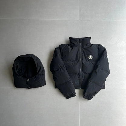 TS Women's Detachable Hooded Puffer - Black