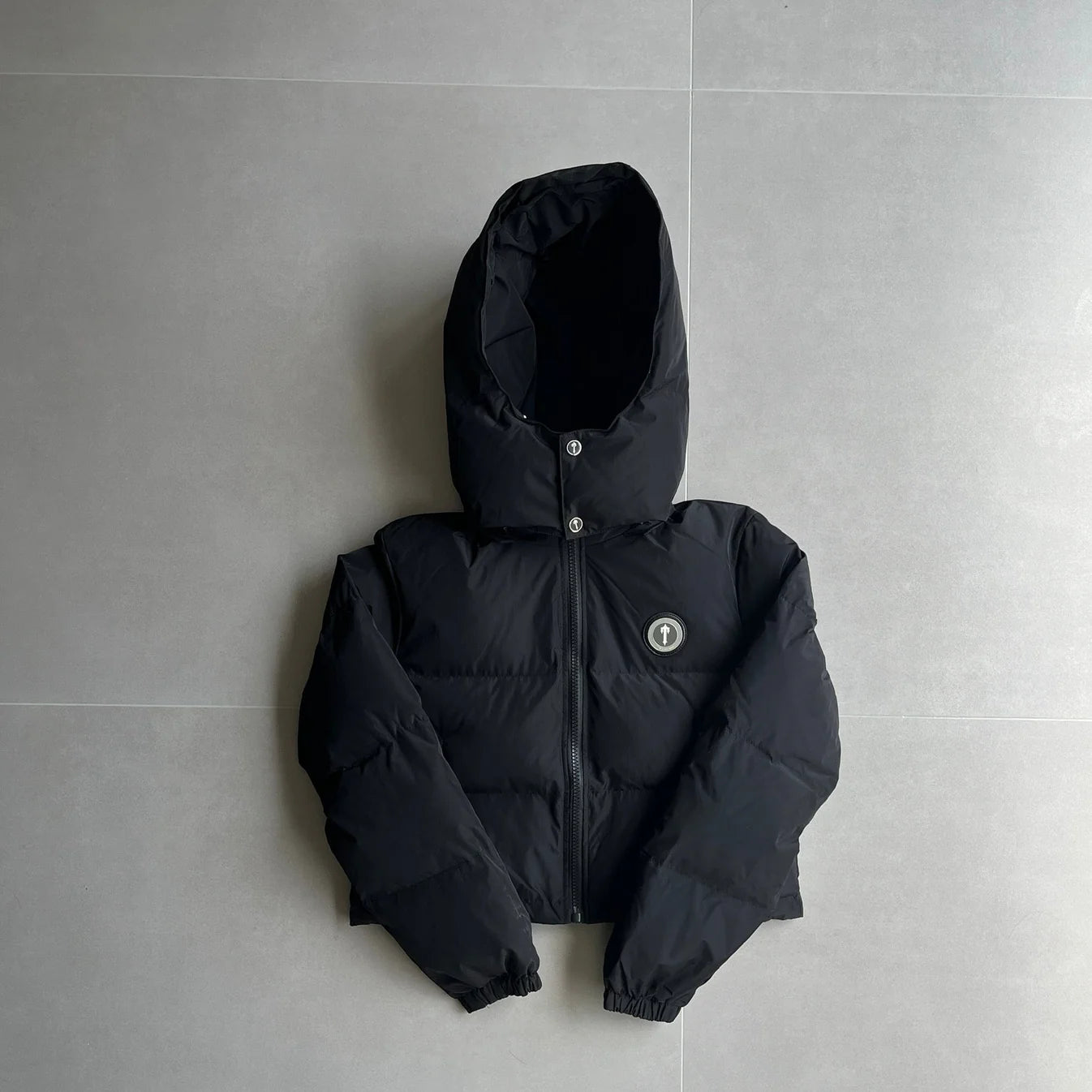 TS Women's Detachable Hooded Puffer - Black